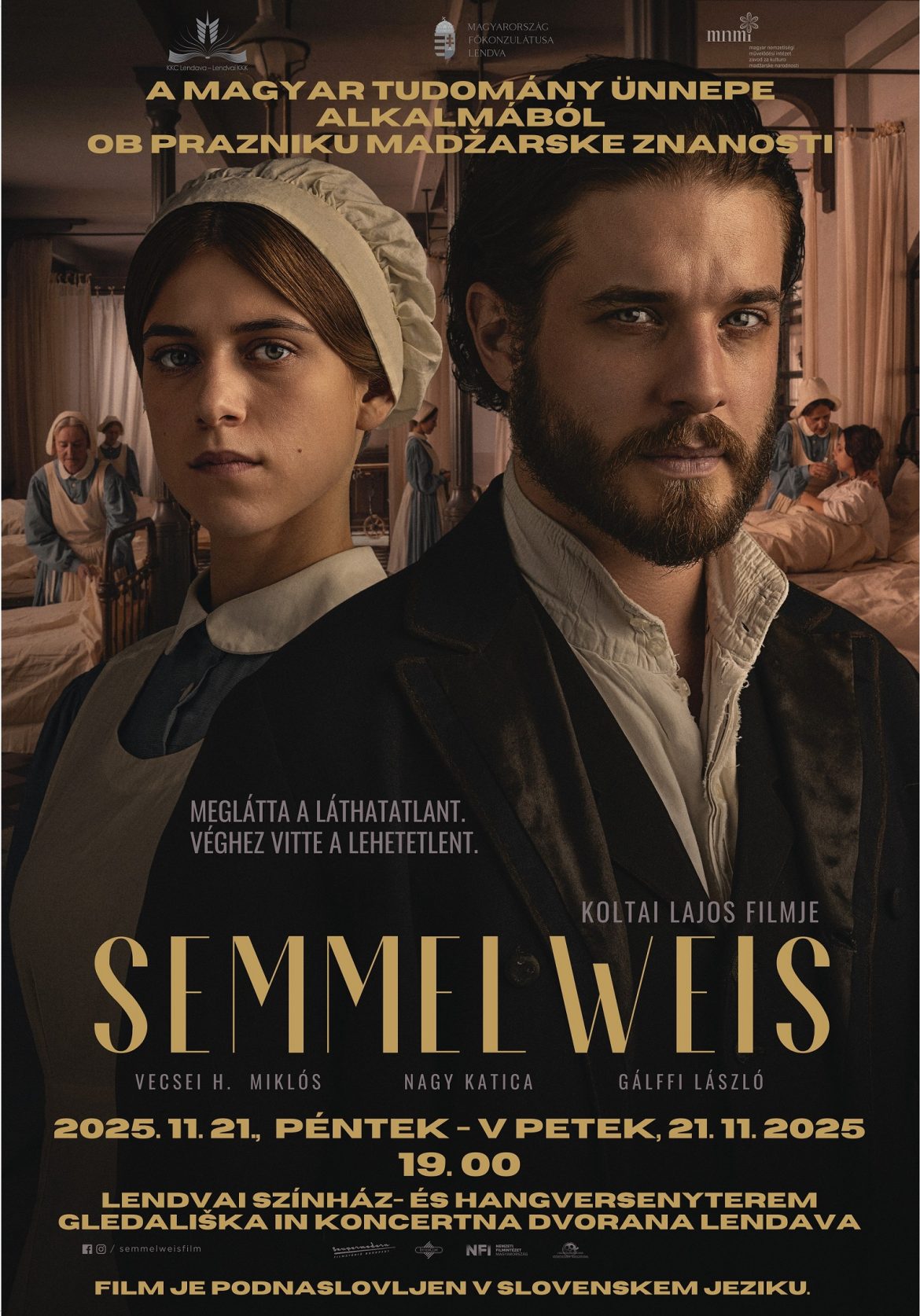 A magyar tudomány ünnepe alkalmából: Koltai Lajos filmje: Semmel Weis