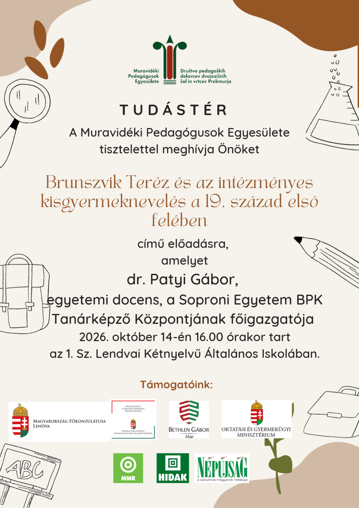 Tudástér – Brunszvik Teréz és az intézményes kisgyermeknevelés a 19. század első felében